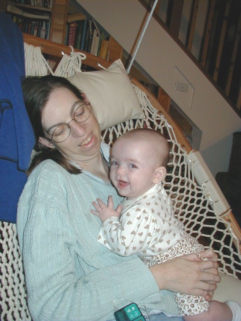 Swinging with Mom